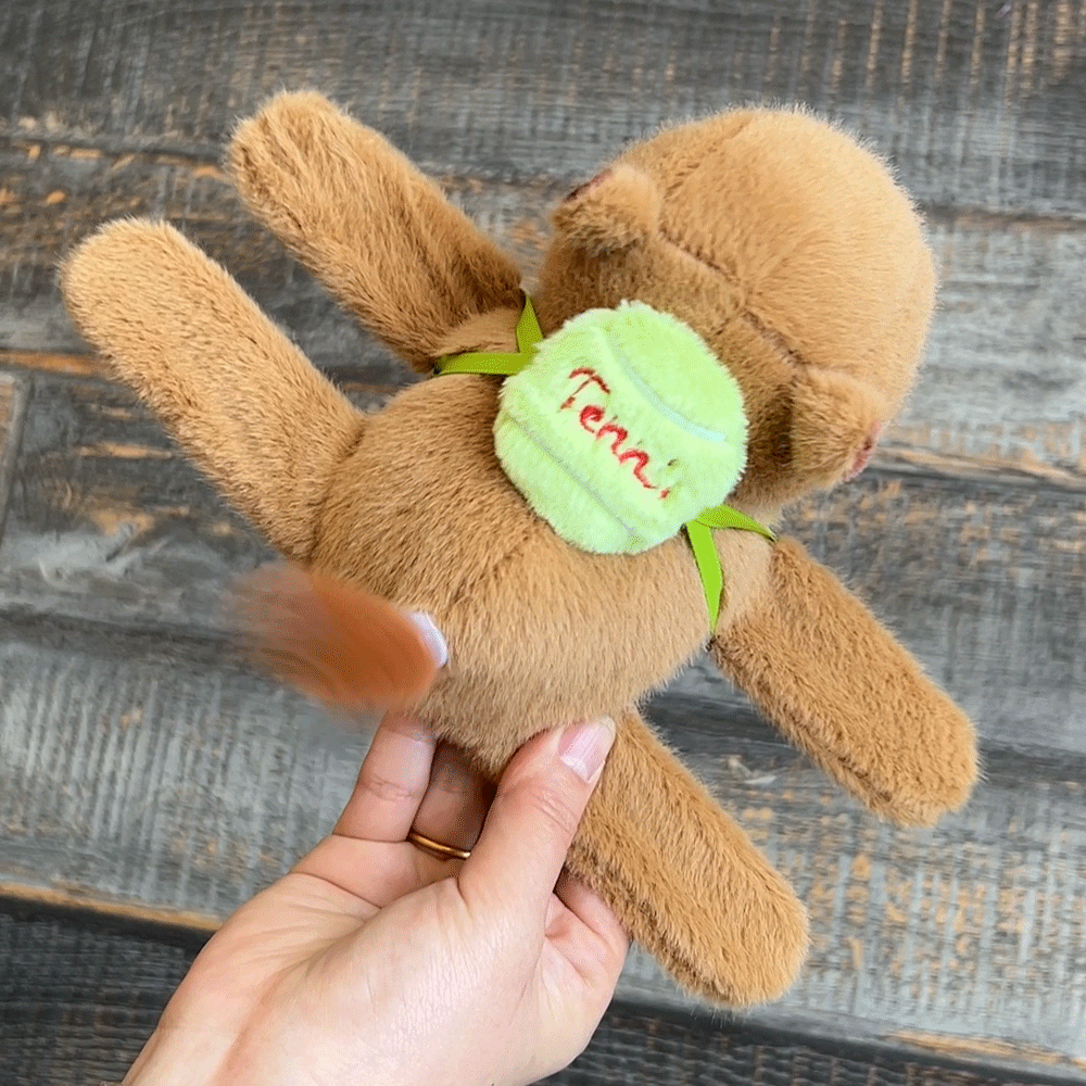 Cute Capybara Plush Slap Bracelet – Pink Animal Wristband Toy with Wagging Tail