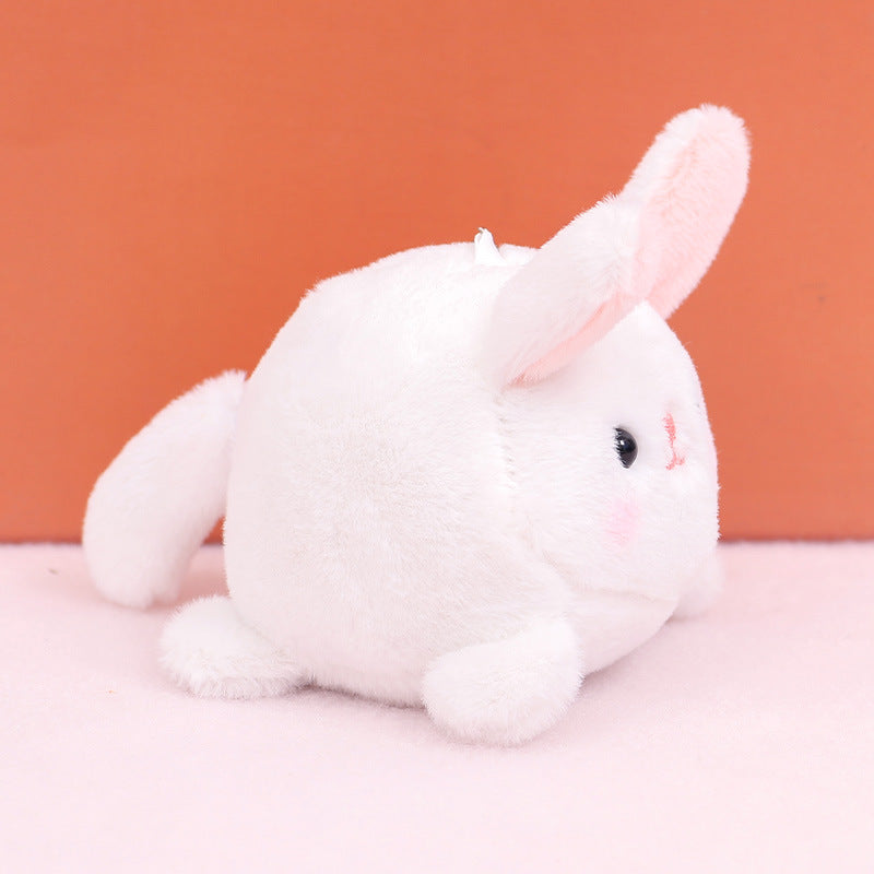 Cute Capybara Plush Slap Bracelet – Pink Animal Wristband Toy with Wagging Tail