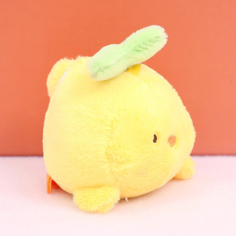 Cute Capybara Plush Slap Bracelet – Pink Animal Wristband Toy with Wagging Tail