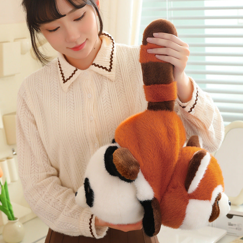 Reversible Panda to Red Panda Plush Toy – Cute Transforming Stuffed Animal Gift