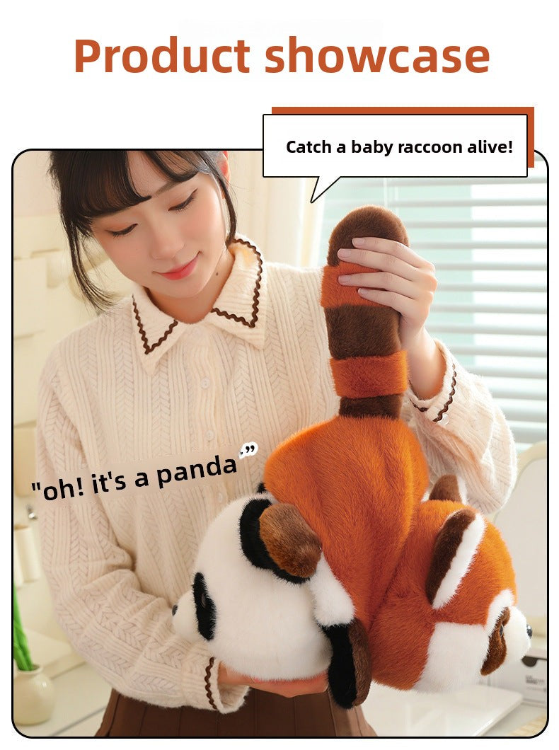 Reversible Panda to Red Panda Plush Toy – Cute Transforming Stuffed Animal Gift