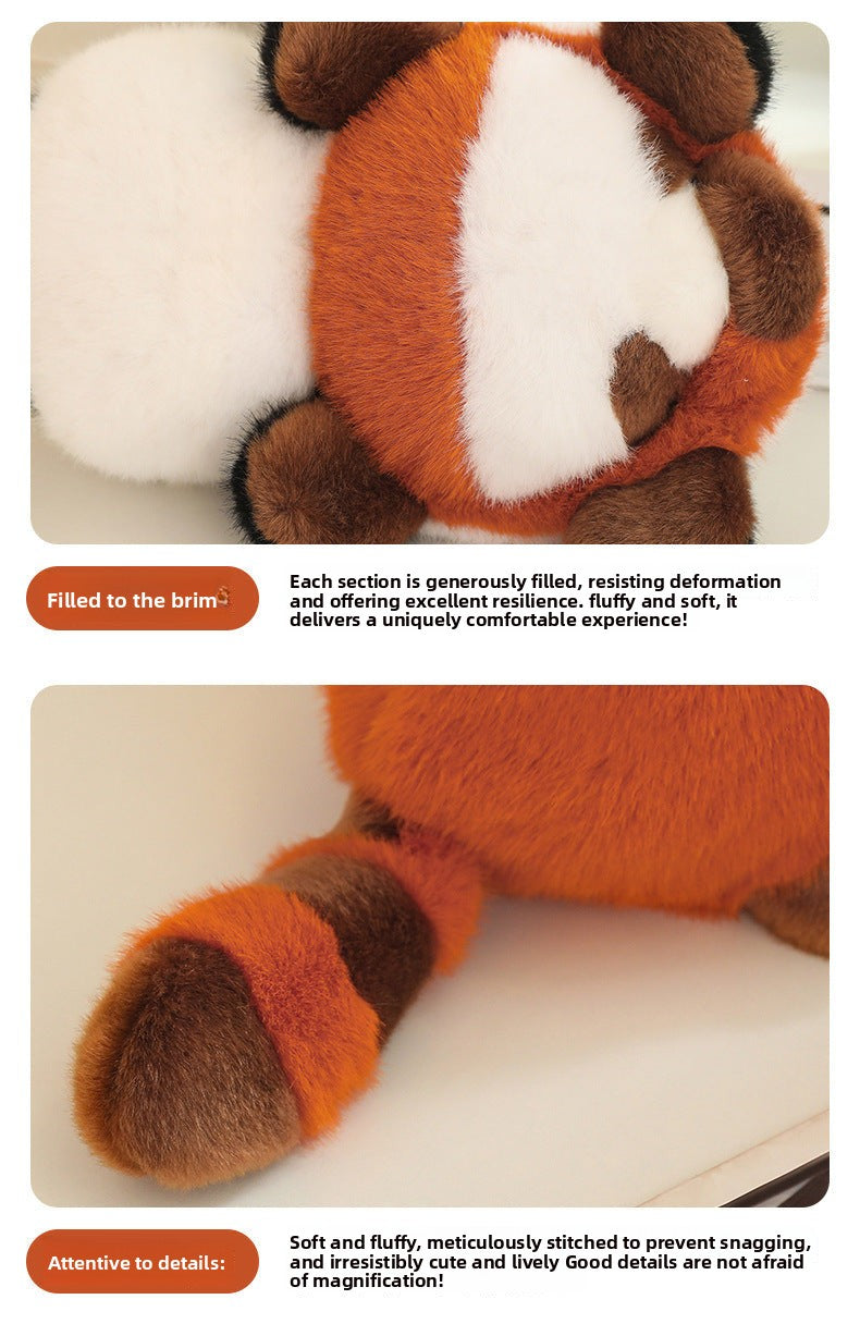 Reversible Panda to Red Panda Plush Toy – Cute Transforming Stuffed Animal Gift